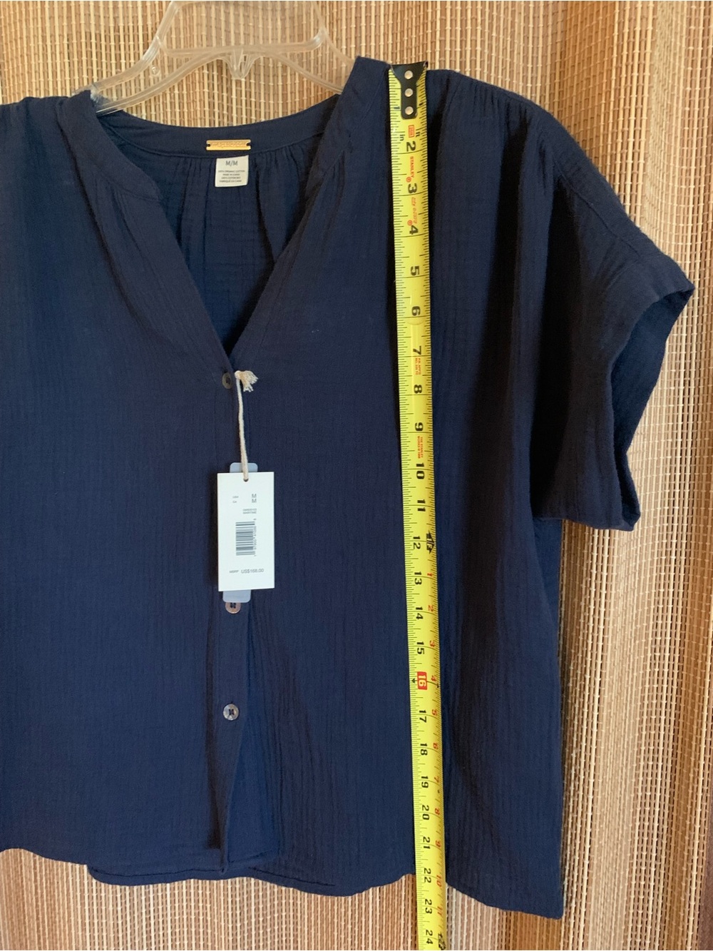 NWT Magaschoni ORGANIC Gauze Pants and Short-Sleeve Button Top Set - Picture 11 of 13